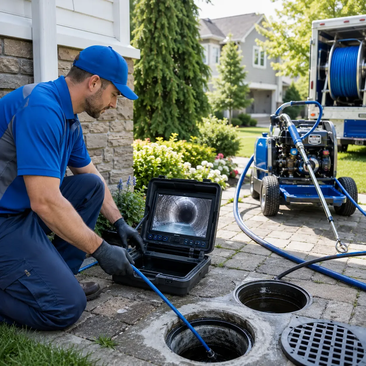 Outdoor drain cleaning professionals serving Driftwood, TX